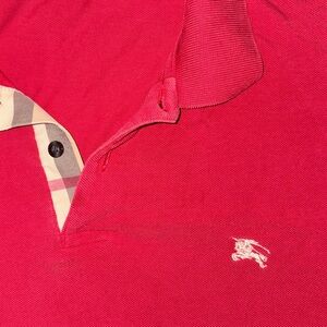 Burberry Polo Shirt with Embroidered Logo